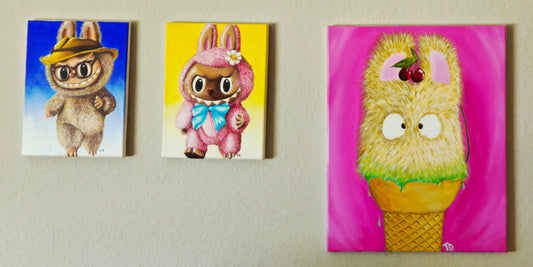 Tony DeCicco in his art studio documenting the hand-drawn process of pop surrealism and graphite illustration